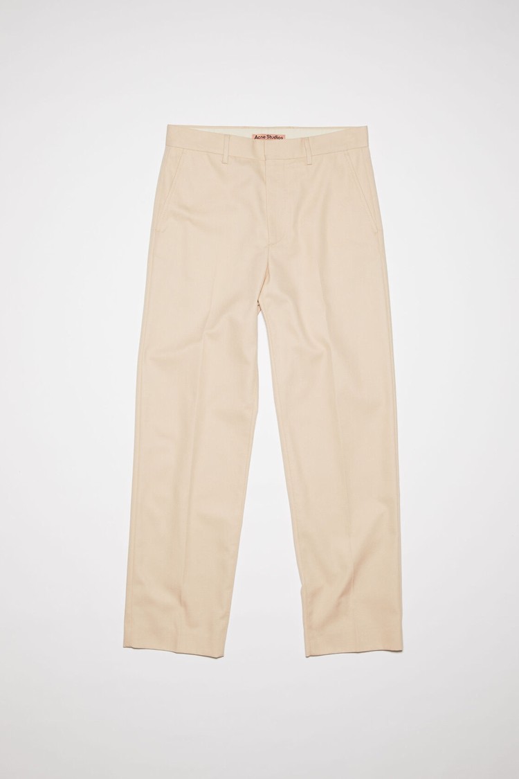 Brown / Beige Acne Studios Fitted Men's Trousers | CPQE-64302