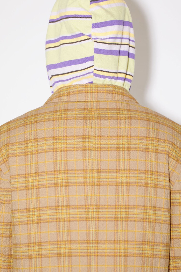 Brown / Orange Acne Studios Check Blazer Men's Jackets | FILK-01395