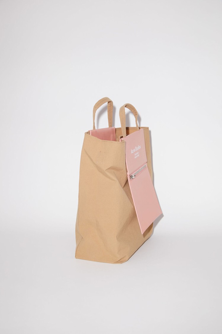 Brown / Pink Acne Studios Papery Nylon Tote Bag | LPAZ-84931