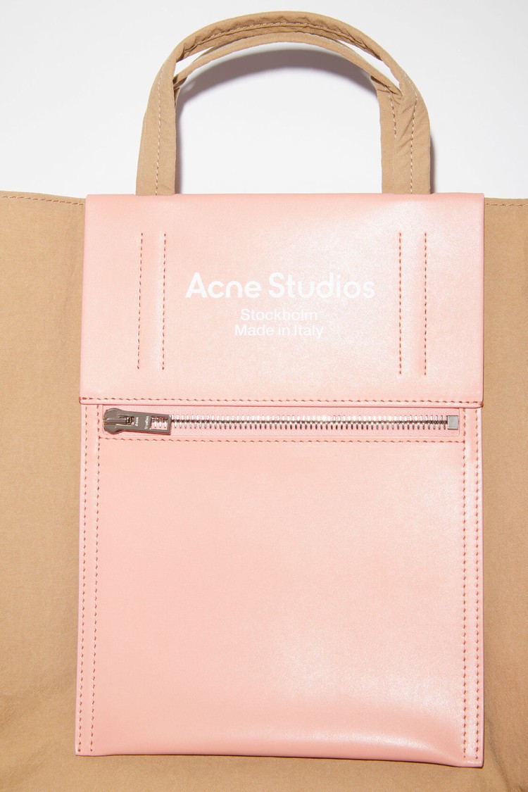 Brown / Pink Acne Studios Papery Nylon Tote Bag | LPAZ-84931