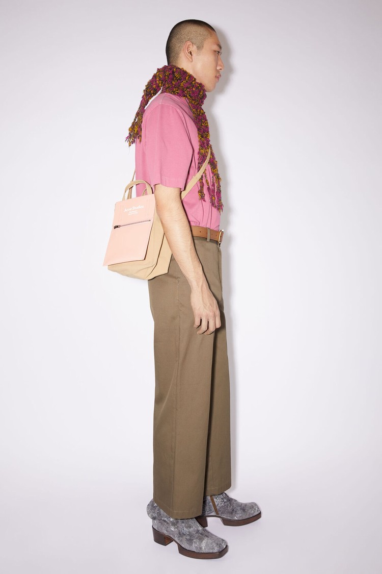 Brown / Pink Acne Studios Papery Nylon Tote Bag | MEZT-63297