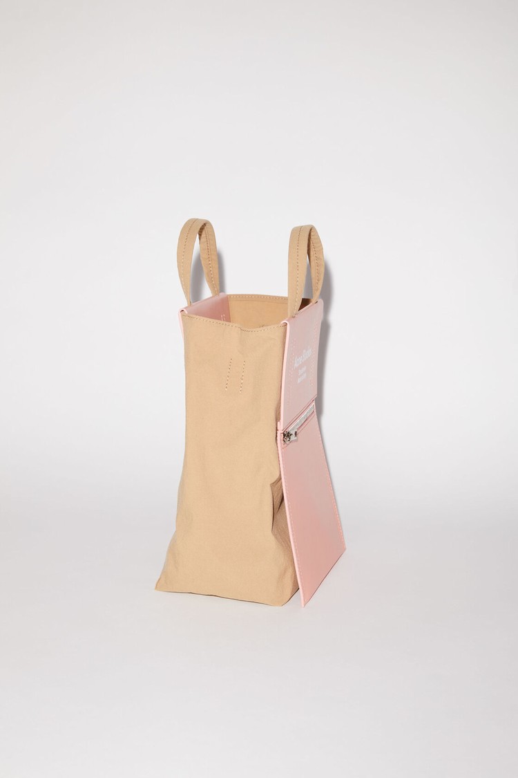 Brown / Pink Acne Studios Papery Nylon Tote Bag | MEZT-63297