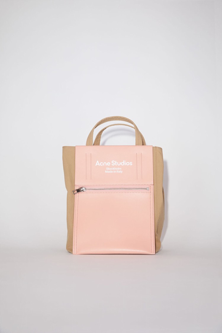 Brown / Pink Acne Studios Papery Nylon Tote Bag | MEZT-63297