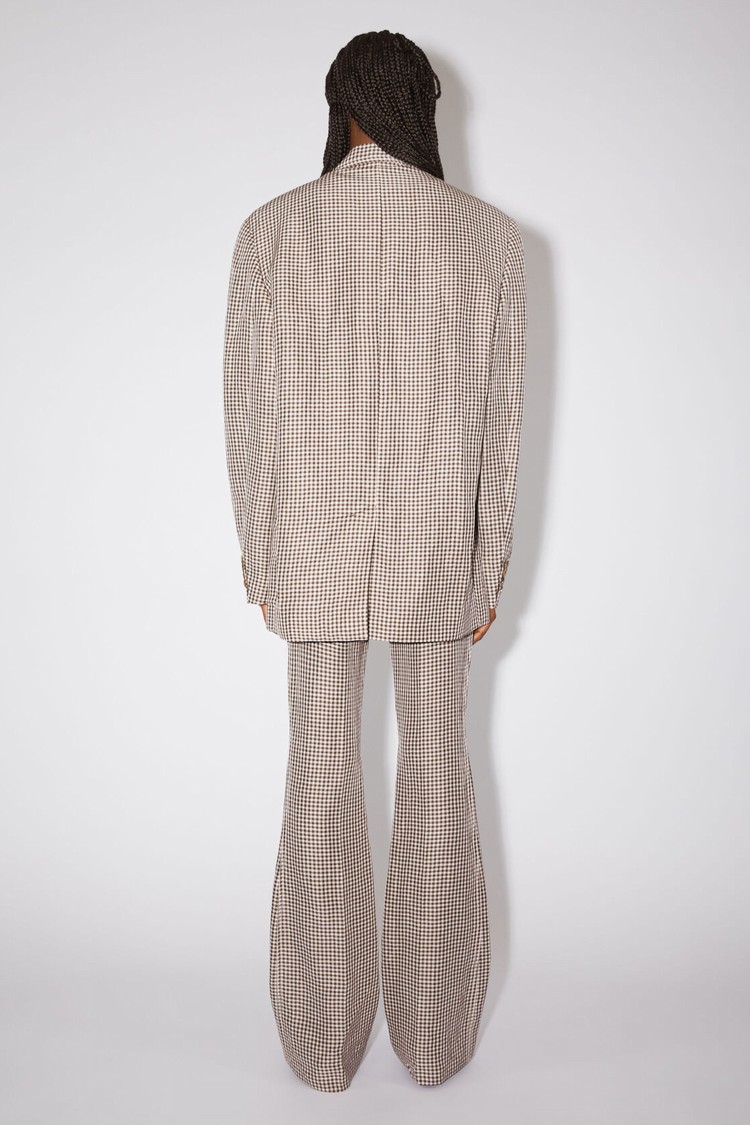 Brown / White Acne Studios Single-breasted Women's Suits | JCDU-19764