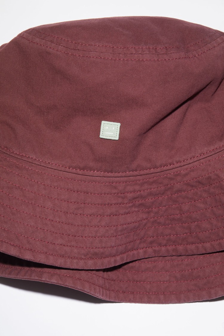 Burgundy / Red Acne Studios Bucket Hats | VLTB-72069