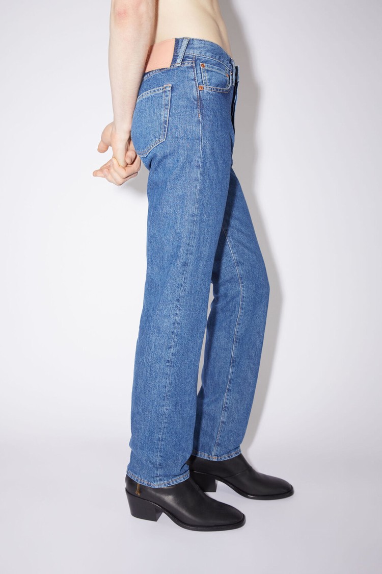 Dark Blue Acne Studios Regular Fit -1996 Men's Jeans | BRVM-14327