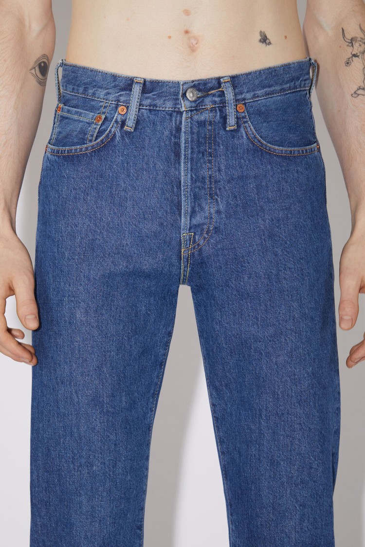 Dark Blue Acne Studios Regular Fit -1996 Men's Jeans | BRVM-14327