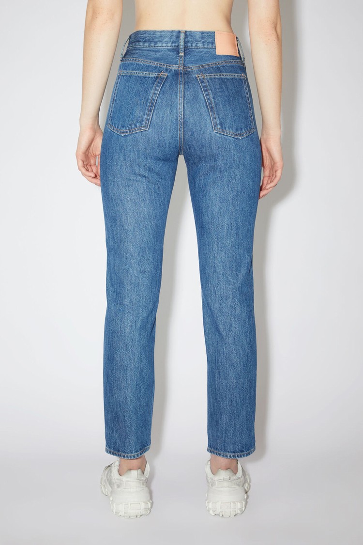 Dark Blue Acne Studios Regular Fit - Mece Women's Jeans | RBHX-36197