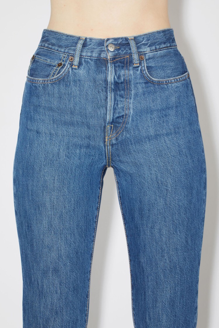 Dark Blue Acne Studios Regular Fit - Mece Women's Jeans | RBHX-36197