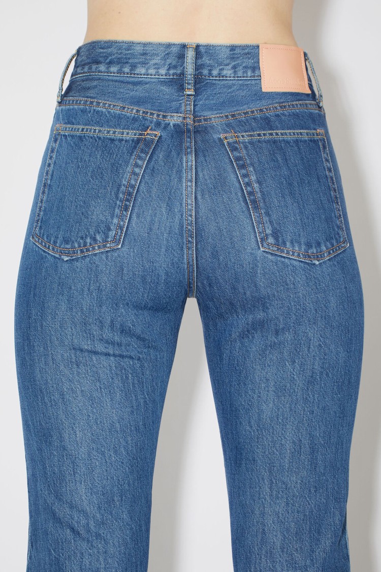 Dark Blue Acne Studios Regular Fit - Mece Women's Jeans | RBHX-36197