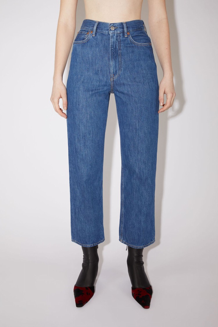 Dark Blue Acne Studios Relaxed Fit -1993 Women\'s Jeans | XBNT-41705