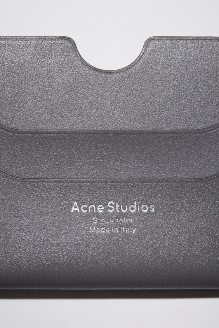 Dark Grey Acne Studios Card Holder Card Case | BWDP-70234