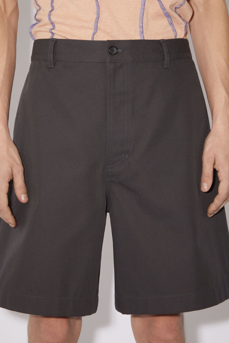 Dark Grey Acne Studios Casual Men's Shorts | GWTX-64382