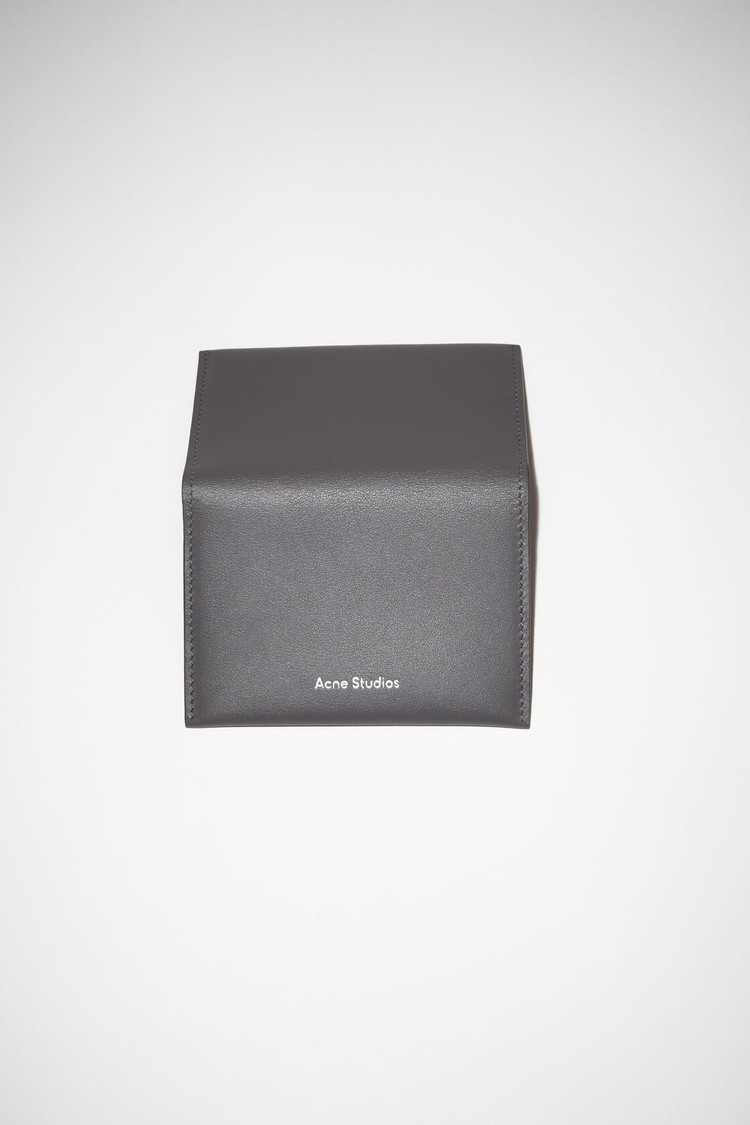 Dark Grey Acne Studios Folded Card Holder Card Case | LXKZ-01534