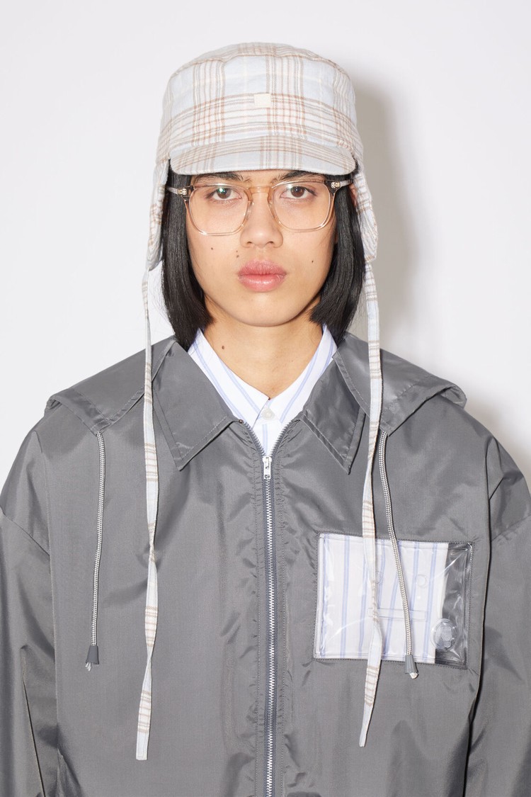 Dark Grey Acne Studios Hooded Women's Jackets | UKSM-93427