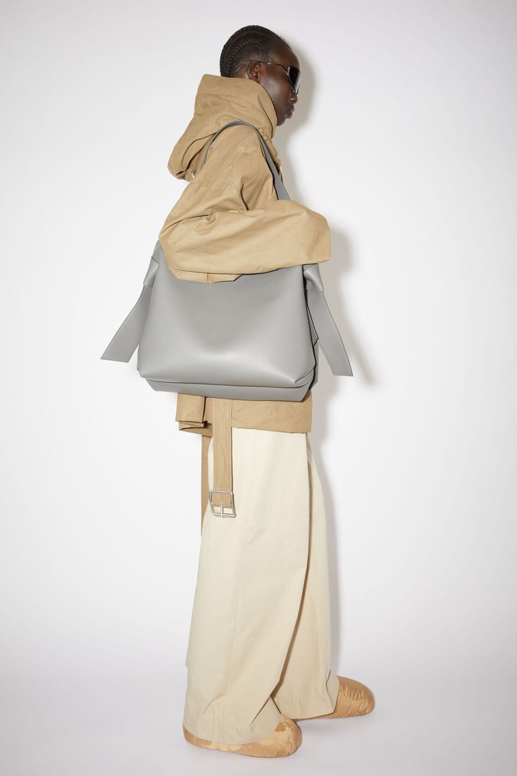 Dark Grey Acne Studios Musubi Midi Shoulder Bag | TXQZ-91735