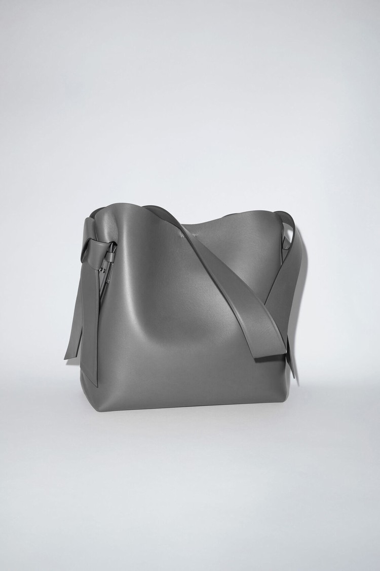 Dark Grey Acne Studios Musubi Midi Shoulder Bag | TXQZ-91735