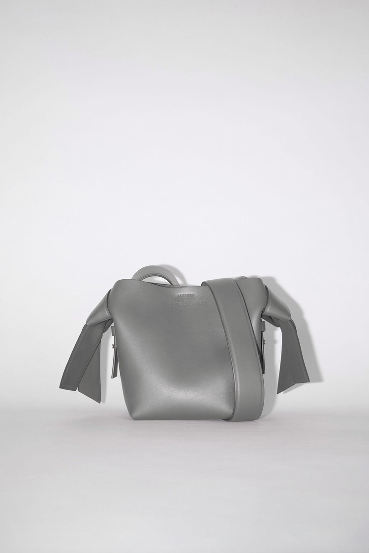 Dark Grey Acne Studios Musubi Mini Shoulder Bag | OSJR-04251