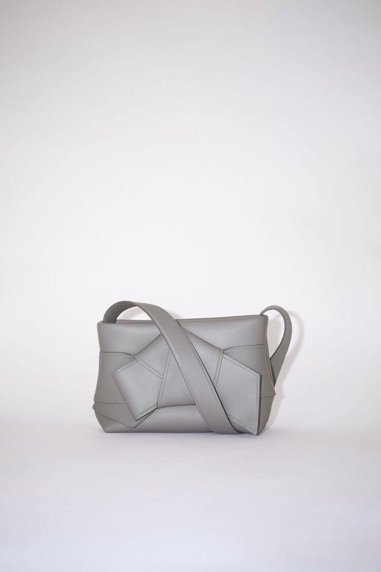 Dark Grey Acne Studios Musubi Shoulder Bag | GARY-28406