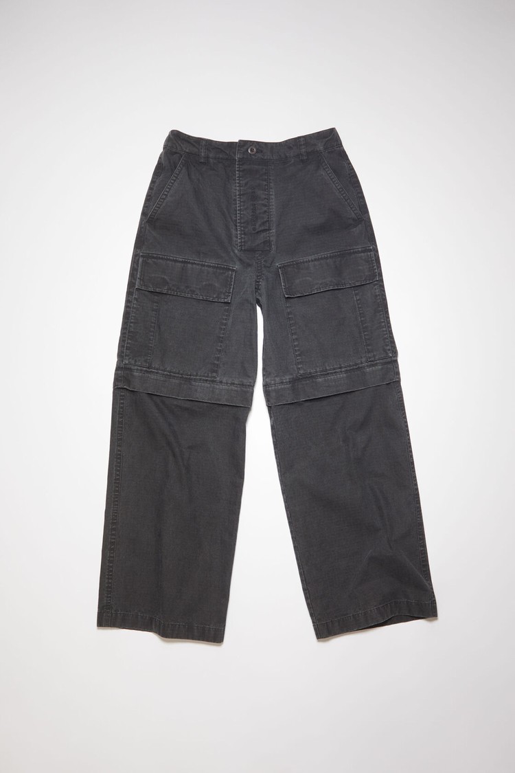 Dark Grey Acne Studios Ripstop Convertible Men's Trousers | VPBK-75239