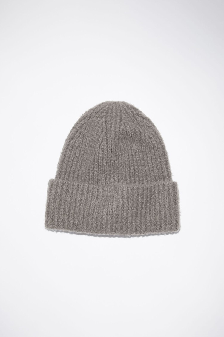 Dark Grey Acne Studios Wool Blend Beanie | VTJA-36528