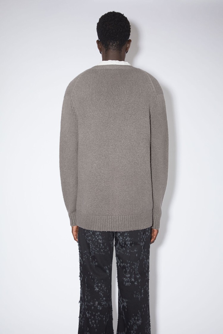 Dark Grey Acne Studios Wool Blend Men's Cardigan | GUOY-17309