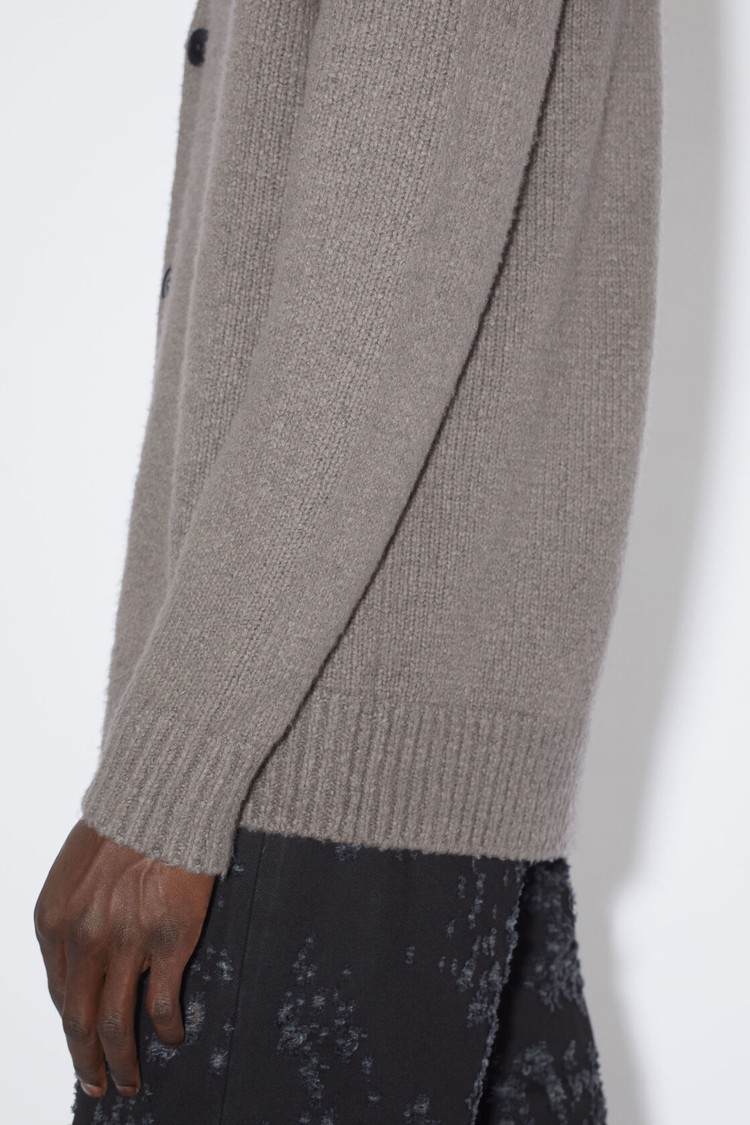 Dark Grey Acne Studios Wool Blend Men's Cardigan | GUOY-17309