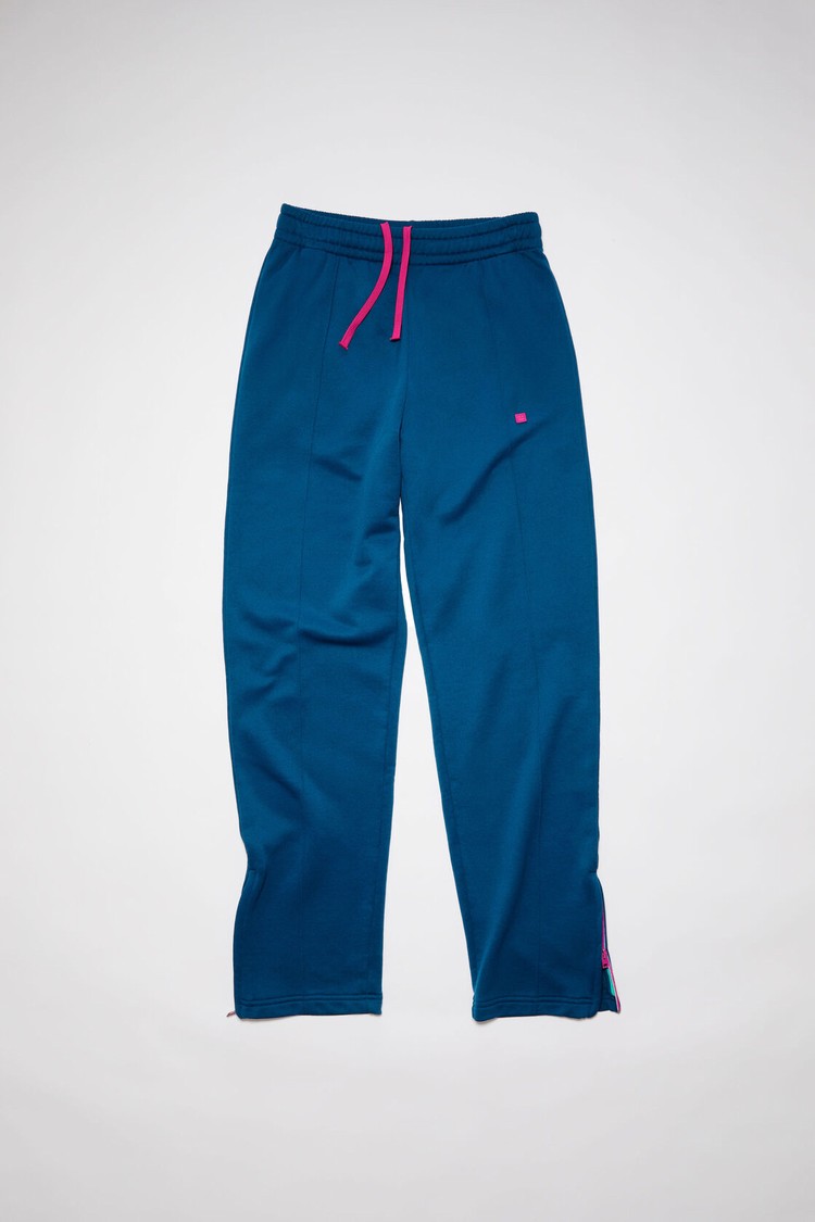 Deep Blue Acne Studios Tech Jersey Men's Sweatpants | PVOK-73649