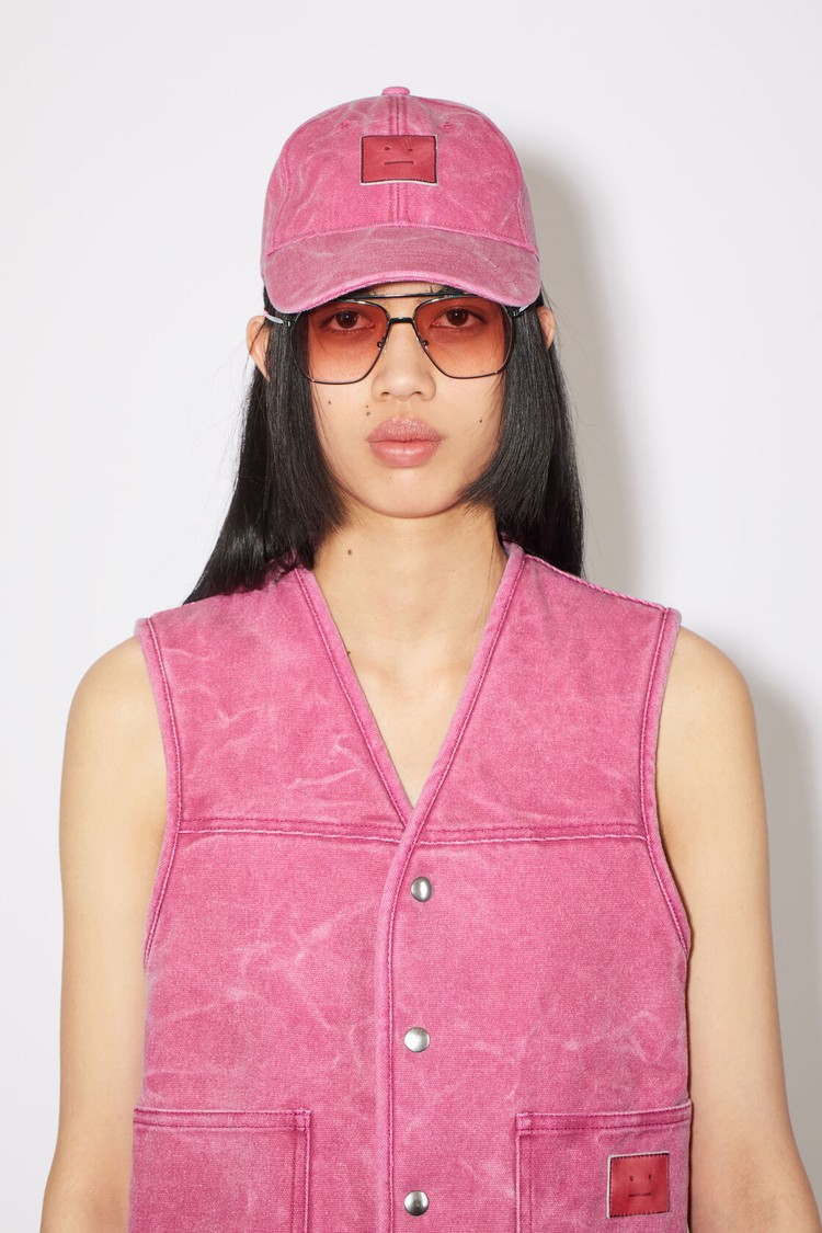 Fuchsia / Pink Acne Studios Cotton Canvas Women's Vest | SWED-42790