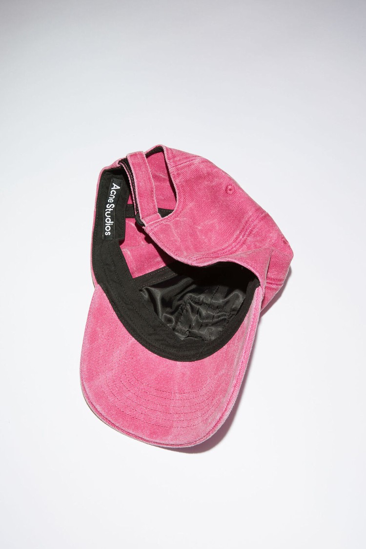 Fuchsia / Pink Acne Studios Leather Baseball Caps | VIXK-13574