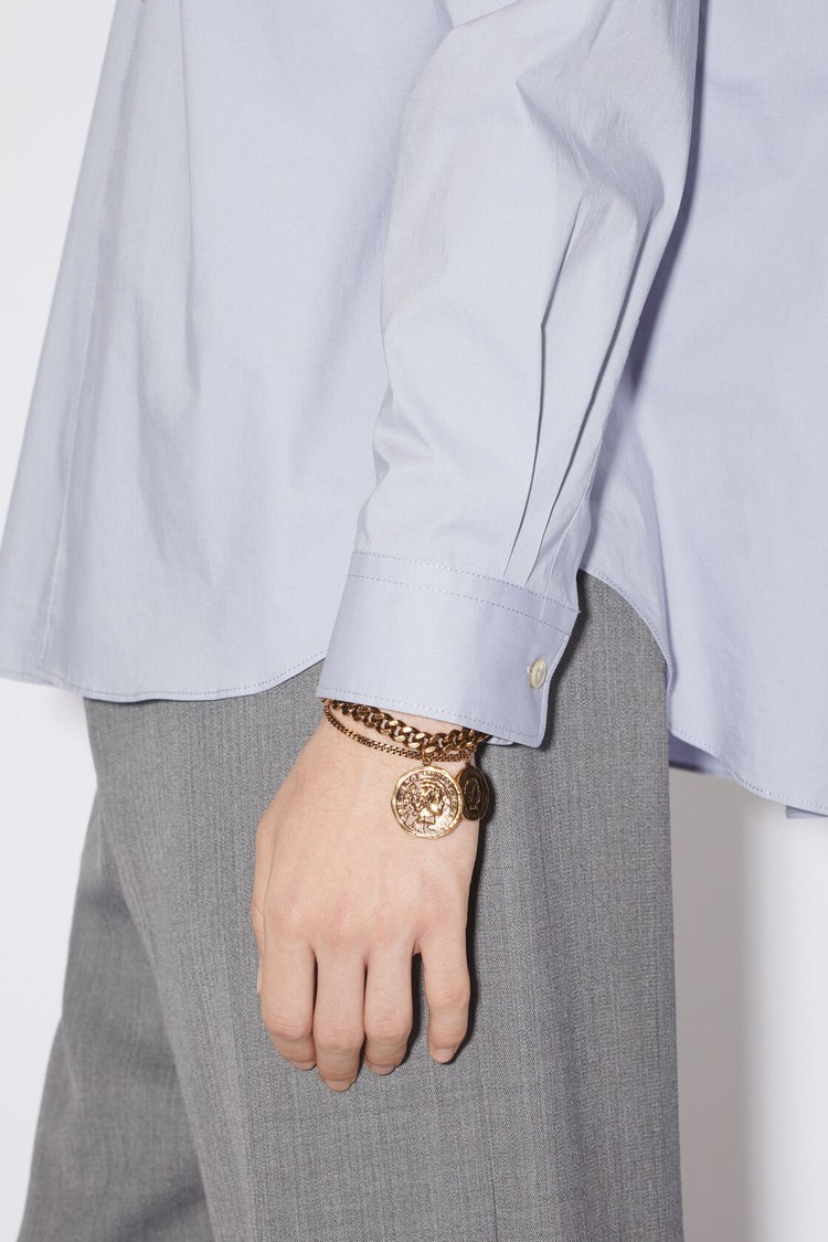 Gold Acne Studios Coin Charm Bracelet Jewellery | RZSE-78915