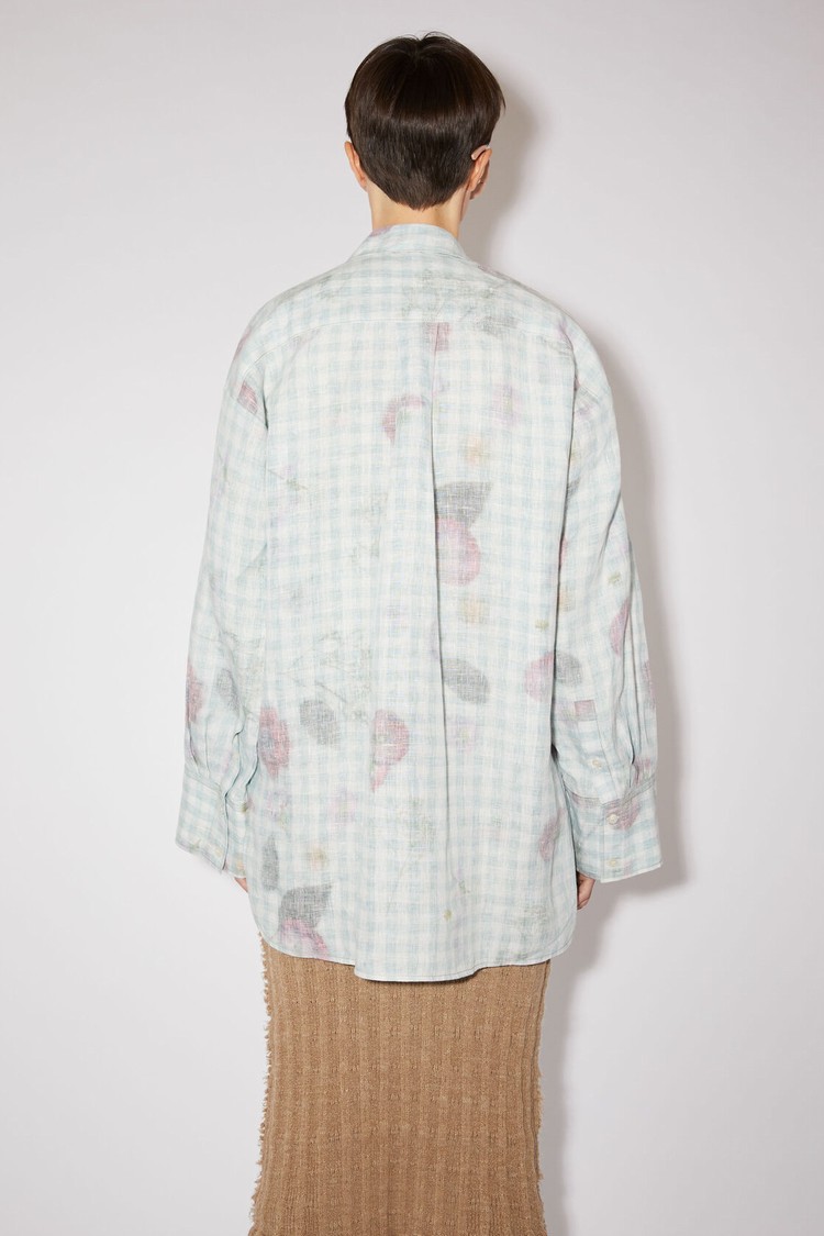 Green Acne Studios Button-up Women's Shirts | ZPYF-19703