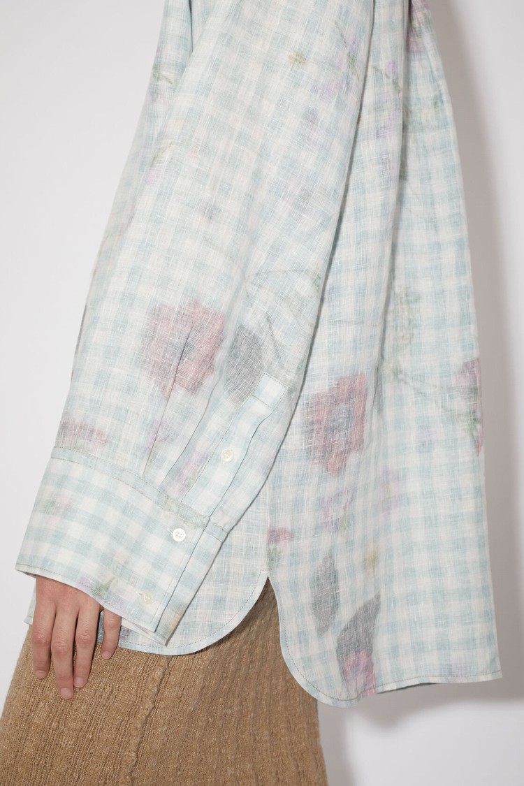 Green Acne Studios Button-up Women's Shirts | ZPYF-19703