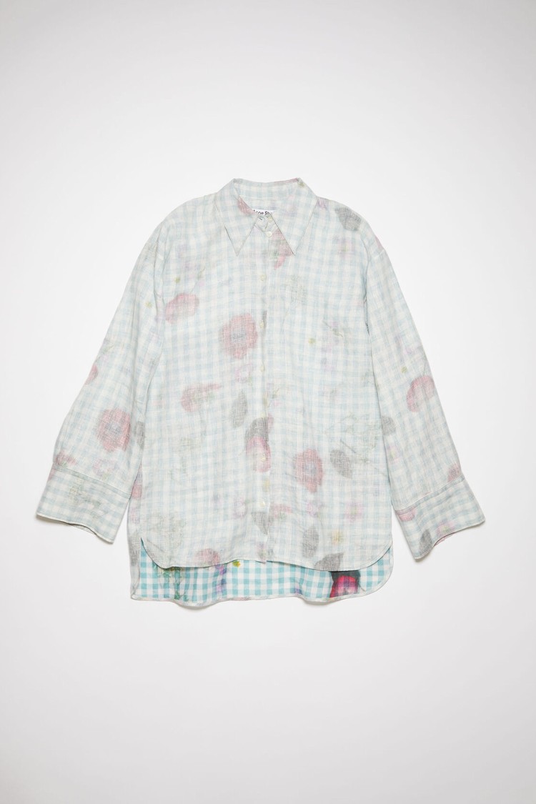 Green Acne Studios Button-up Women's Shirts | ZPYF-19703