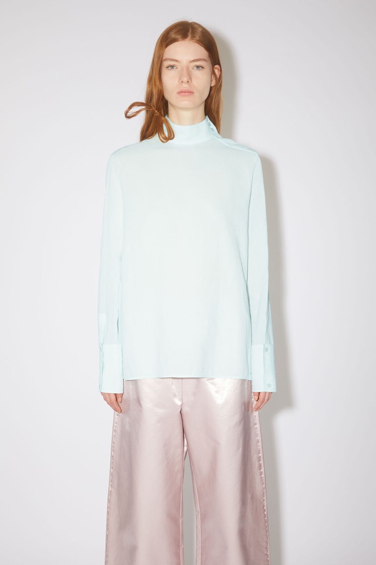 Green Acne Studios Buttoned Women\'s Shirts | PHET-12436