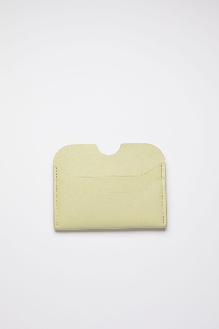 Green Acne Studios Card Holder Card Case | DYMP-43280