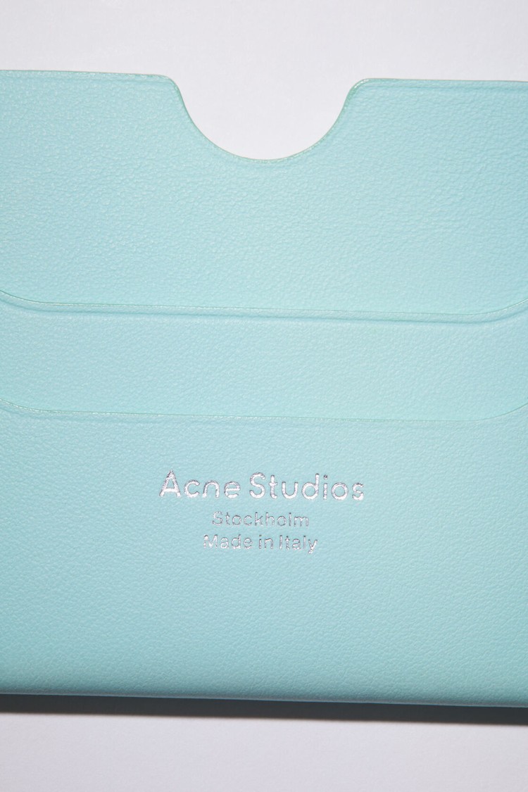 Green Acne Studios Card Holder Card Case | QSAG-98623