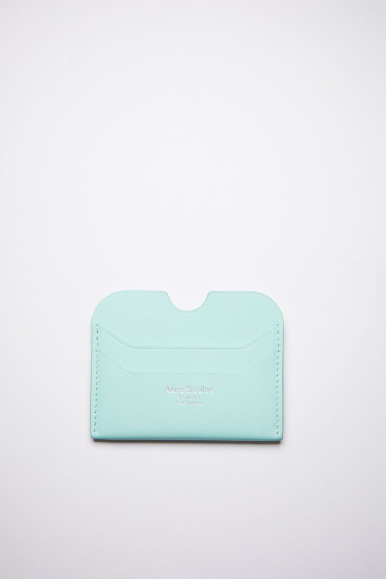 Green Acne Studios Card Holder Card Case | QSAG-98623