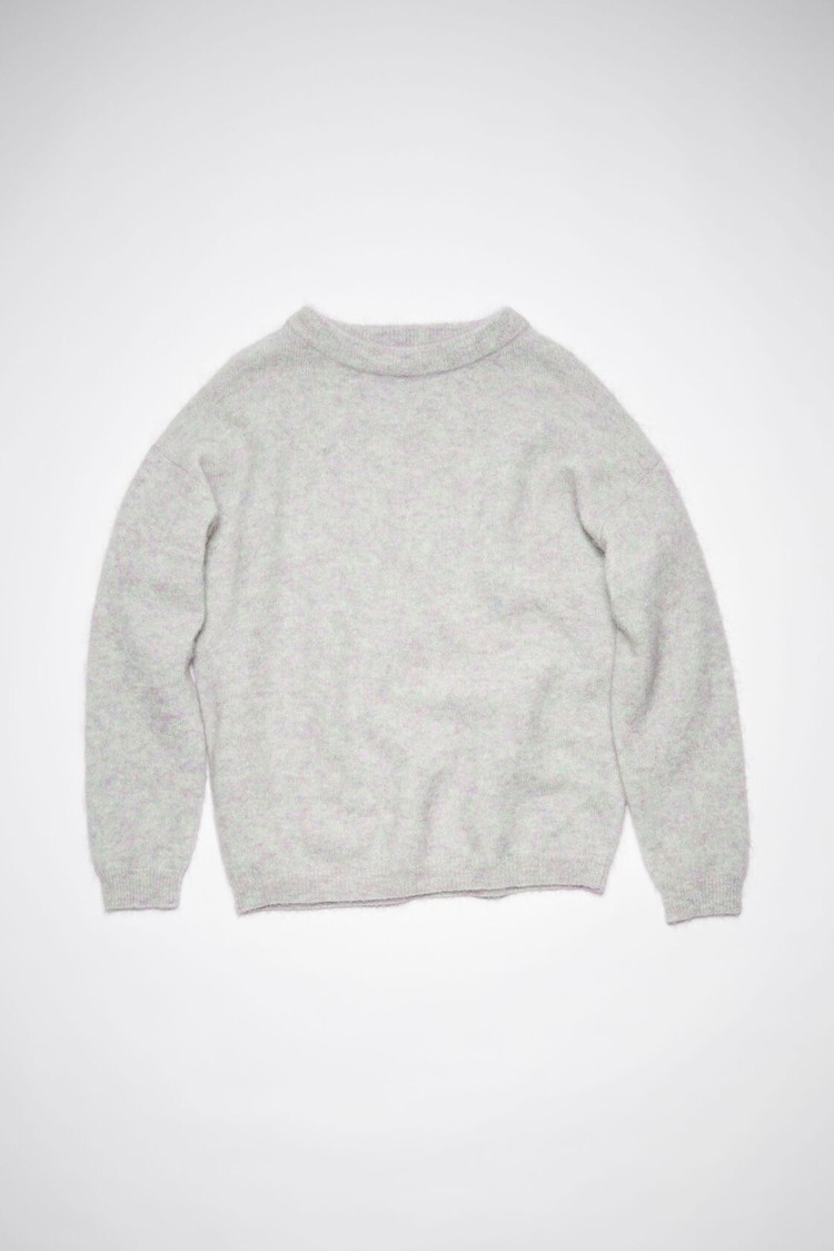 Green Acne Studios Crew Neck Jumper Women's Knitwear | NWGT-51248