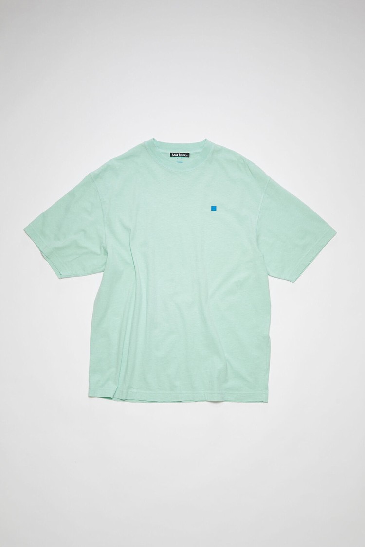 Green Acne Studios Crew Neck Men's T Shirts | BAEP-67125