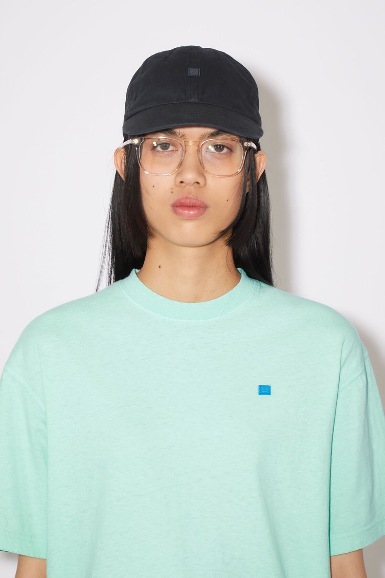 Green Acne Studios Crew Neck Women's T Shirts | ATED-25903