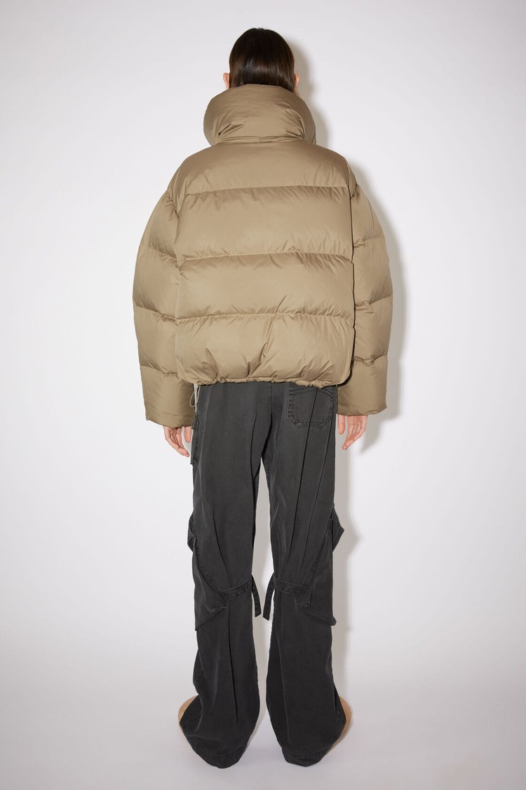 Green Acne Studios Down Puffer Women's Jackets | YZTU-65781