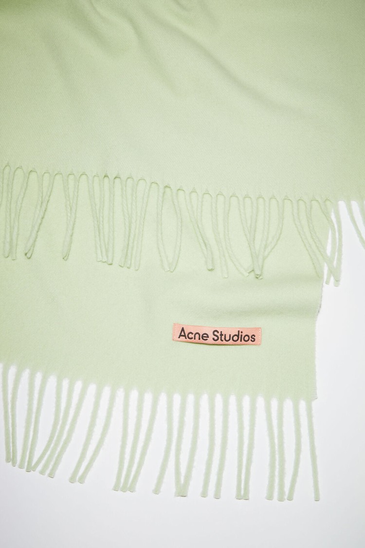 Green Acne Studios Fringe Wool - Oversized Scarf | UWPG-62538