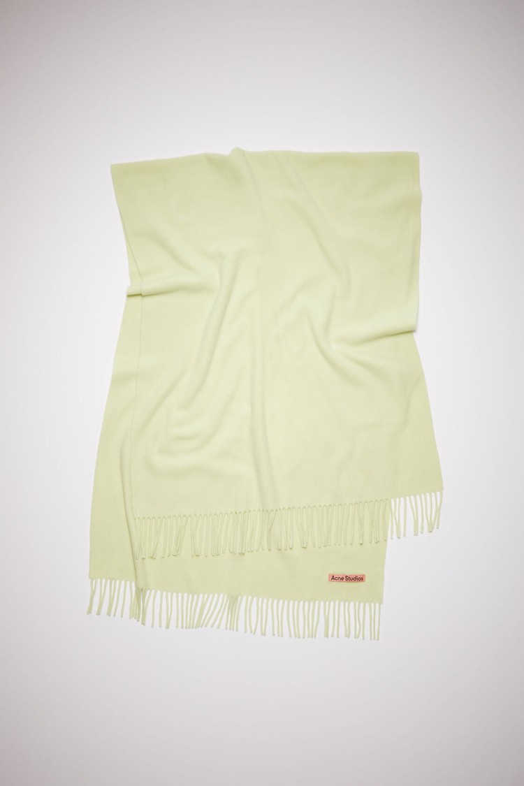 Green Acne Studios Fringe Wool - Oversized Scarf | VQOS-28610