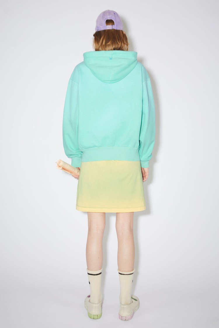 Green Acne Studios Hooded Zippered Women's Hoodie | BJCO-73410