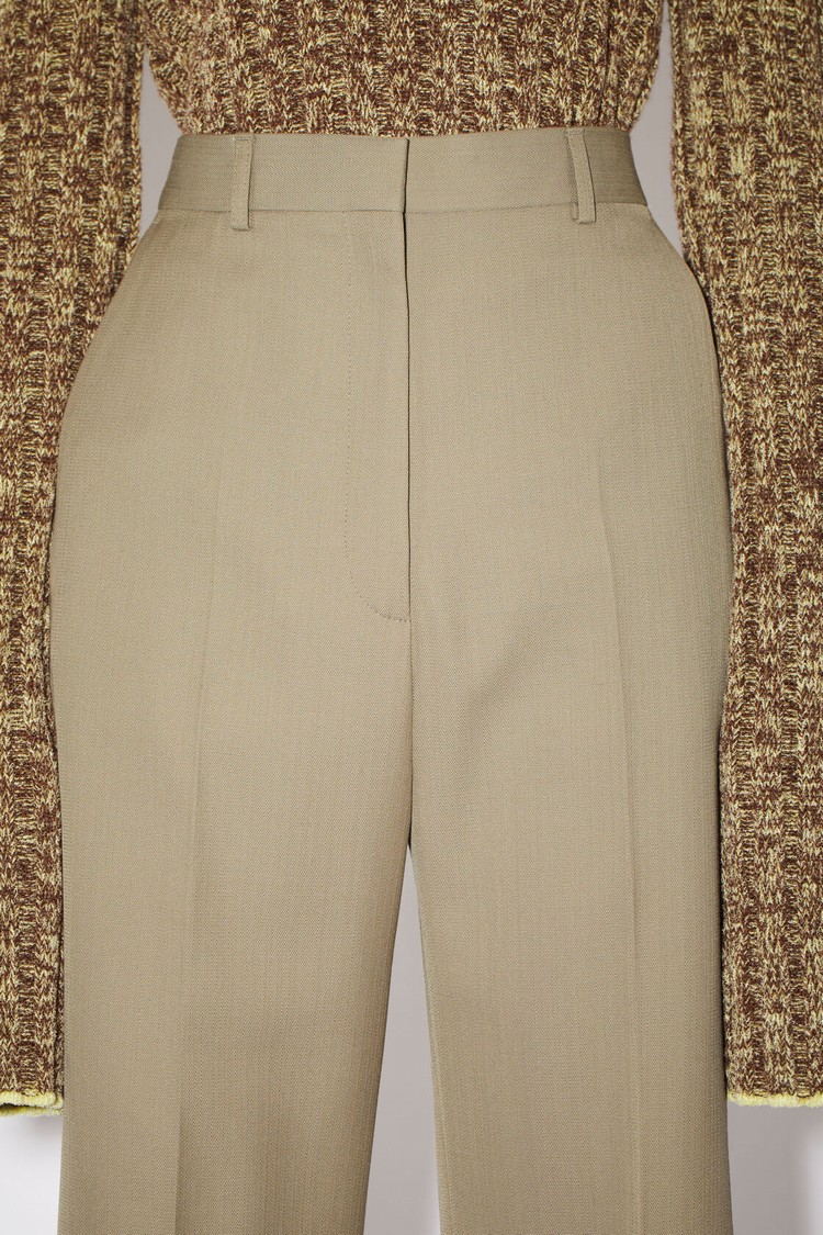 Green Acne Studios Tailored Women's Trousers | GLAB-50389