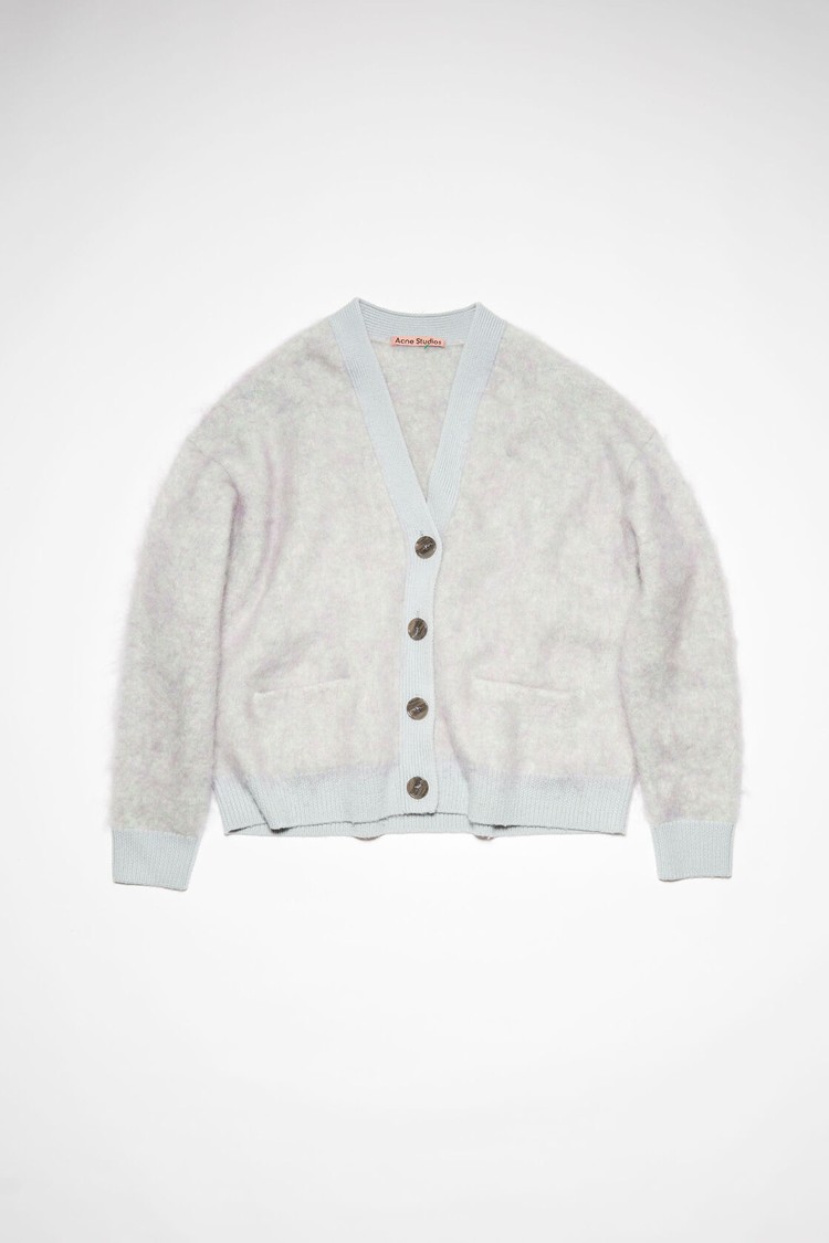 Green Acne Studios Wool Mohair Women's Cardigan | SFML-02836