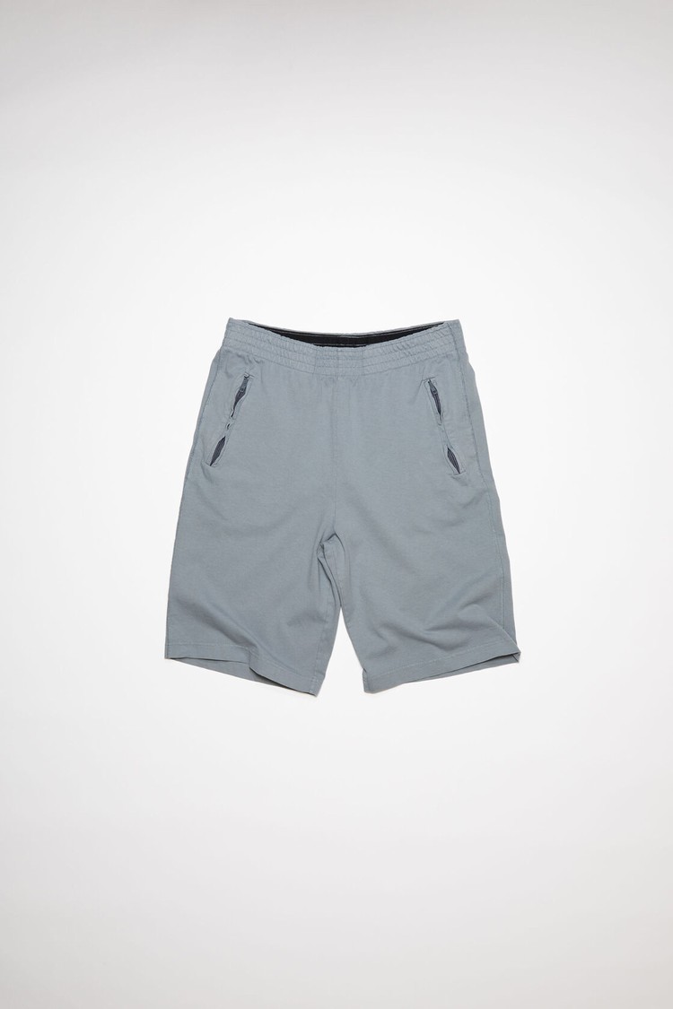 Grey Acne Studios Cotton Sweat Men's Shorts | IJSP-75861