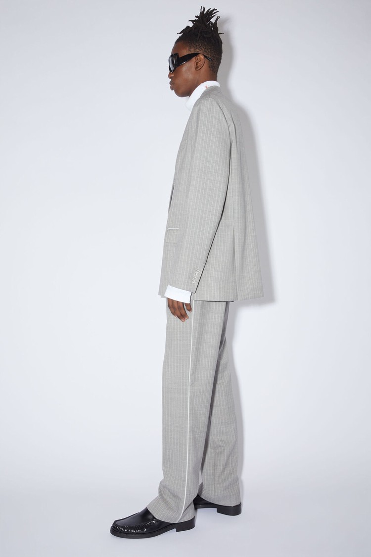 Grey Acne Studios Double-breasted Men's Suits | CMQX-62071