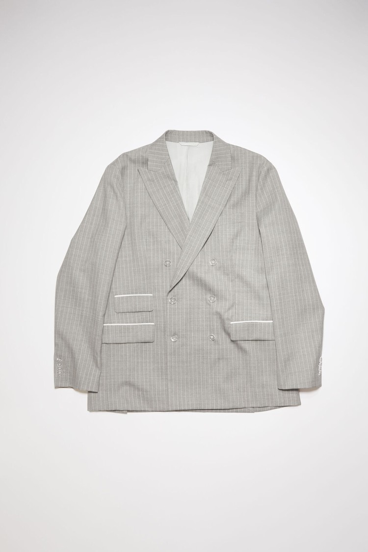 Grey Acne Studios Double-breasted Men's Suits | CMQX-62071